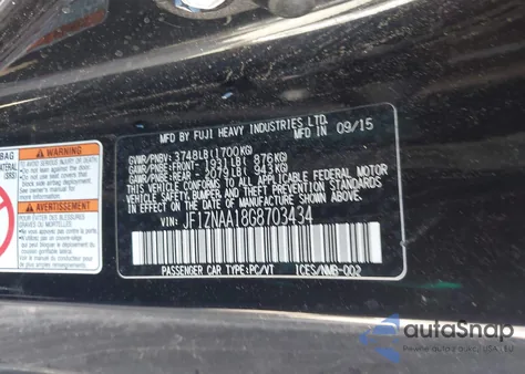 2016 Scion Fr-S z USA, uszkodzony, nr VIN JF1ZNAA18G8703434